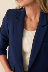 Running Around Navy Blazer