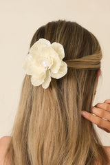 Statement in Bloom Ivory Pearl Floral Clip & Brooch