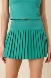 Z Supply La Palma Green Playing Doubles Skirt