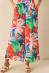 Z Supply Pink Multi Dante Villa Floral Pants