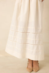 Z Supply Johanna Ivory Sleeveless Midi Dress