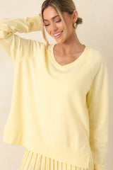 Z Supply Sunnyside Yellow Weekender V-Neck