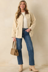 Trailblazer Taupe Canvas Utility Jacket