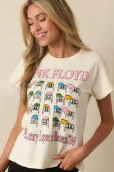 Pink Floyd Ivory Cotton Momentary Lapse Of Reason Tour Tee