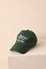 The Tennis Club 1998 Hunter Green Embroidered Cotton Baseball Cap