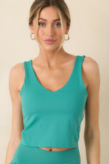 Z Supply La Palma Green Lotus Longline Top