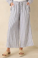 Z Supply The Perfect Black & White Stripe Pants