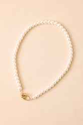 Polished to Perfection Faux Pearl Necklace