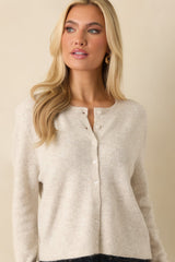 Z Supply Oatmeal Heather Medina Cozy Cardigan