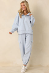 Track Record Light Heather Blue Jogger Sweatpants
