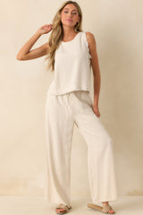 Pebble Pathway Sandstone Tank Top