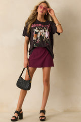 Spice Girls Doodles Black Cotton Merch Tee