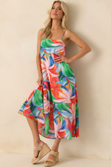 Z Supply Pink Multi Coast Villa Floral Maxi Dress