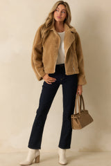 Z Supply Tan Townsend Sherpa Jacket
