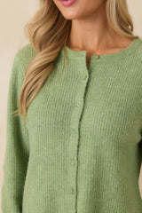Z Supply Appletini Green Medina Rib Cardi