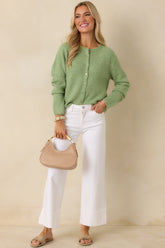 Z Supply Appletini Green Medina Rib Cardi