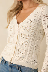 Z Supply Ivory Gema Cardigan