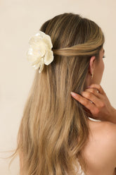 Statement in Bloom Ivory Pearl Floral Clip & Brooch