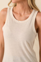 Z Supply Light Beige Cotton Select Airy Tank