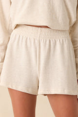 Z Supply Light Beige Cotton Weekender Shorts