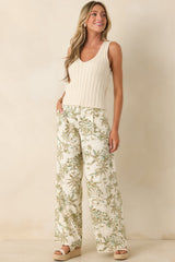 Z Supply Acadia Light Beige Cotton Blend Sweater Tank