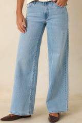 More Than Ever Light Wash Relaxed Straight Leg Jeans