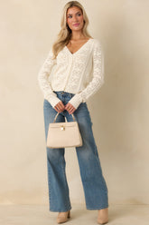 Z Supply Ivory Gema Cardigan