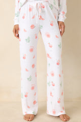Z Supply So Sweet White Spritz Pajama Pants