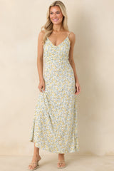 Z Supply Ivory Multi Faya Idra Ditsy Maxi Dress