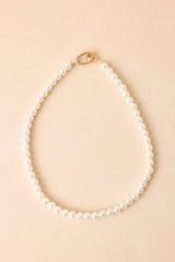 Polished to Perfection Faux Pearl Necklace