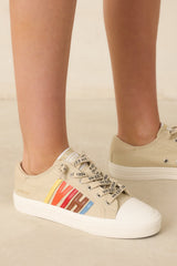 Vintage Havana Alyne Nude Multi Canvas Sneakers