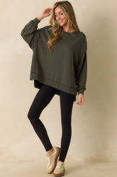 Z Supply Sage Green Modern Weekender Sweatshirt