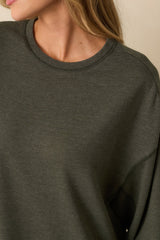 Z Supply Sage Green Modern Weekender Sweatshirt