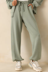 Running Errands Sage Green Joggers