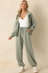 Running Errands Sage Green Joggers