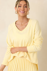 Z Supply Sunnyside Yellow Weekender V-Neck