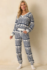 Z Supply Vanilla Ice Twilight Fairisle Jogger Pajama Pants