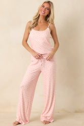 Z Supply Better Off Rosewater Pink Floral Pointelle Pajama Tank