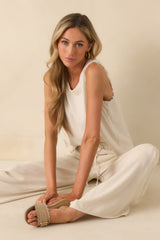 Pebble Pathway Sandstone Tank Top