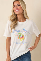 Z Supply Vanilla Ice Club Tropics Cotton Boyfriend Tee