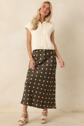 Let's Do This Ivory Sleeveless Button Front Top