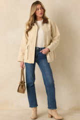 Trailblazer Taupe Canvas Utility Jacket