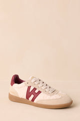 Vintage Havana Dreamer 1 Burgundy Sherpa Sneakers
