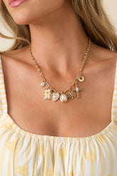 My Favorite Things Gold Charm Necklace