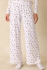 Z Supply White Multi Luxe Holly Pointelle Pajama Pants