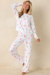 Z Supply So Sweet White Spritz Pajama Pants