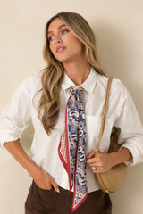 Z Supply Favorite White Cotton Button Up Shirt