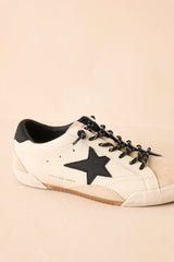 Vintage Havana Legend White & Black Star Sneaker