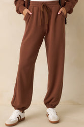 Running Errands Brown Joggers