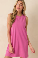 Z Supply Pink Cotton Sloane Mini Dress
